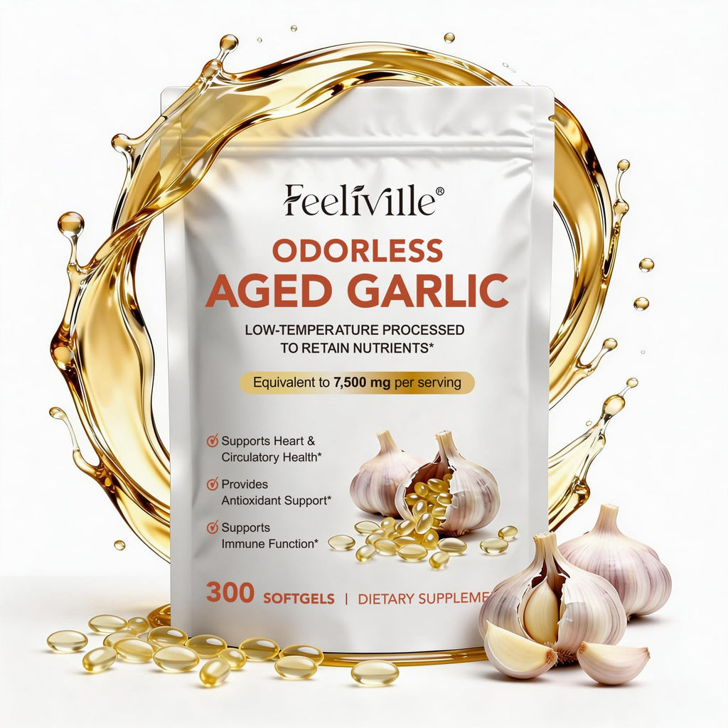 7500mg Odorless Garlic Capsules 300 Softgels P24646