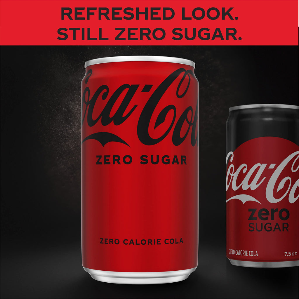 Coke Zero Sugar Mini-Can 7.5 fl oz 12 Pack V241018