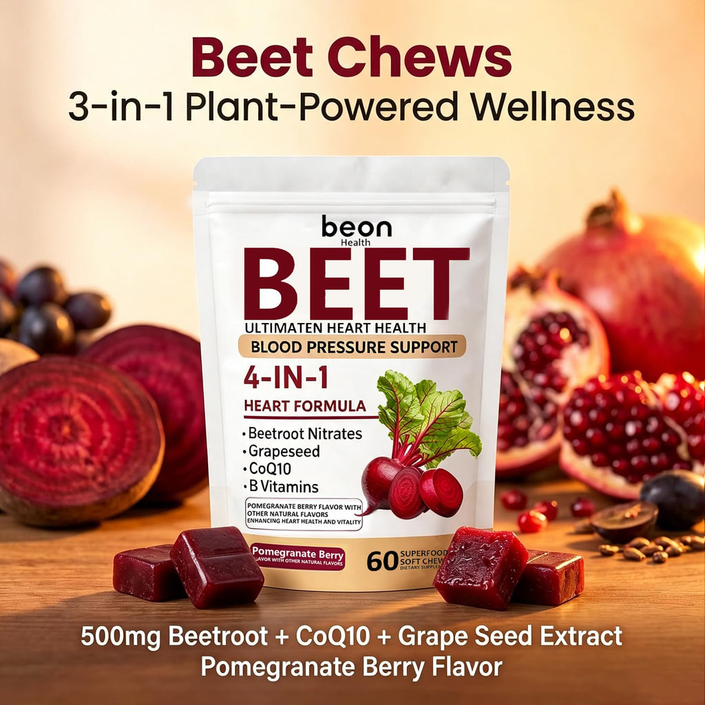 60 Count Beet Chews Supplement with 500mg C611308
