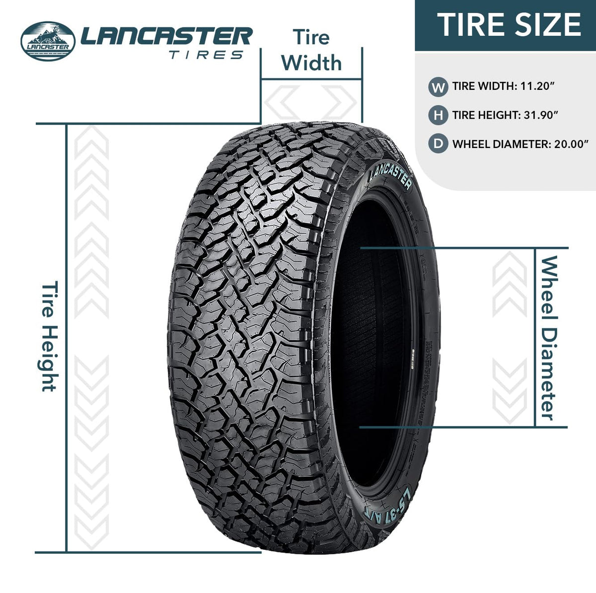 275/55R20 117H XL All Terrain Light Truck Tire I321171