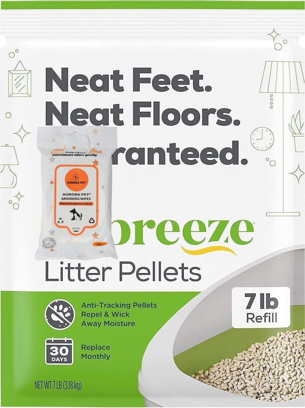 Cat Litter Pellets Refill 7 Pounds V759