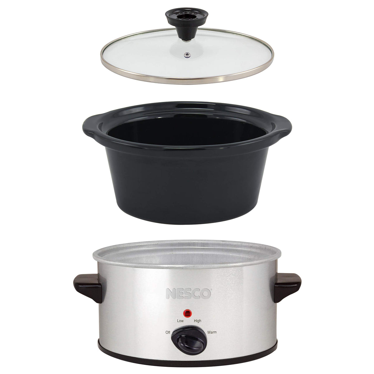 1.5 Quart Silver Slow Cooker N2686