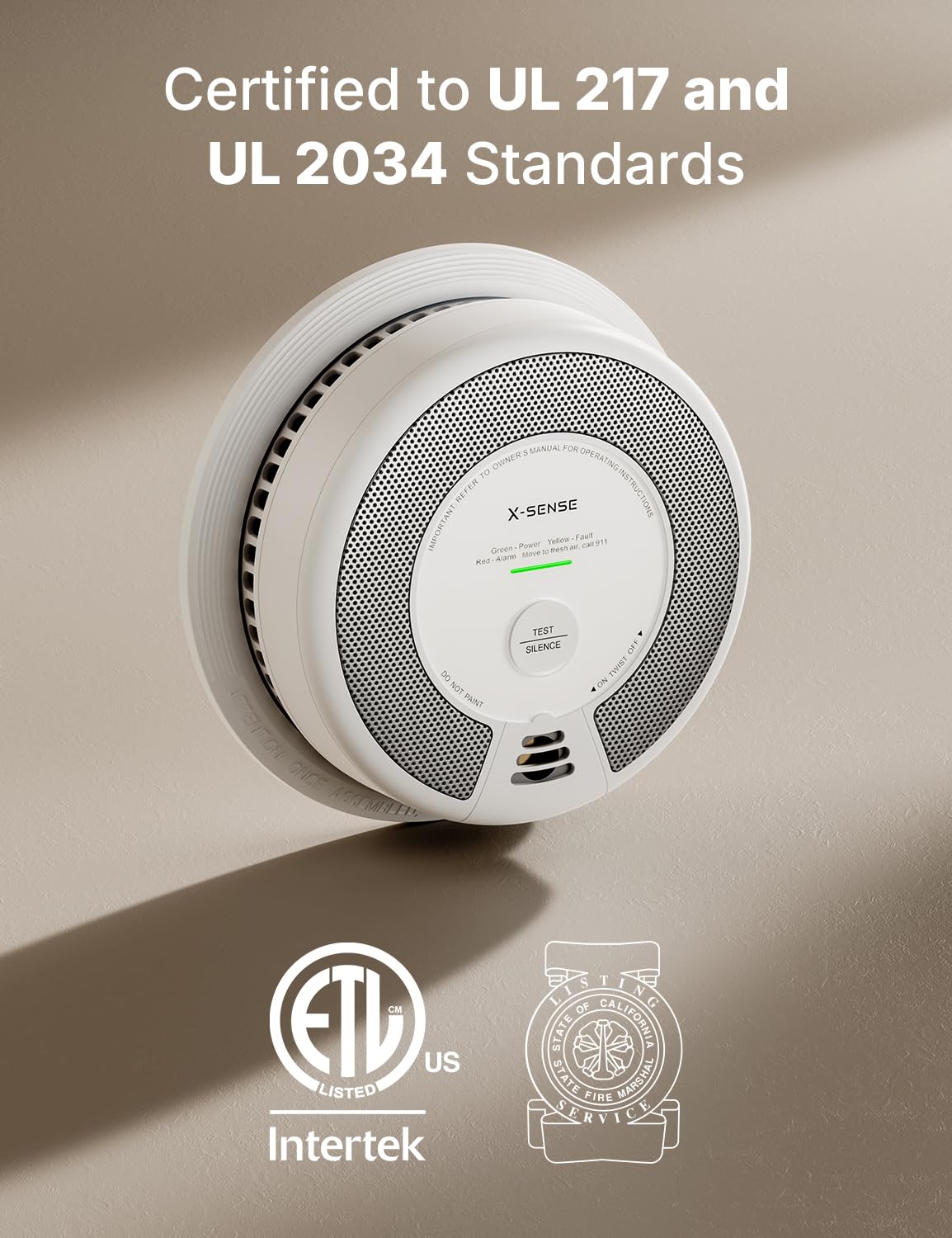 Interconnected Smoke and CO Detector L1470