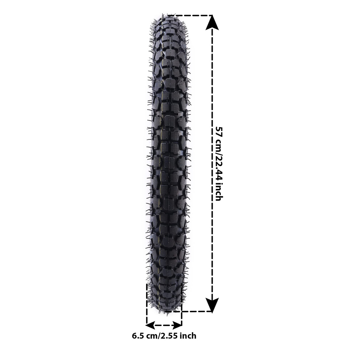 2.50/2.75-17 Motorcycle Tire and Inner Tube J82426