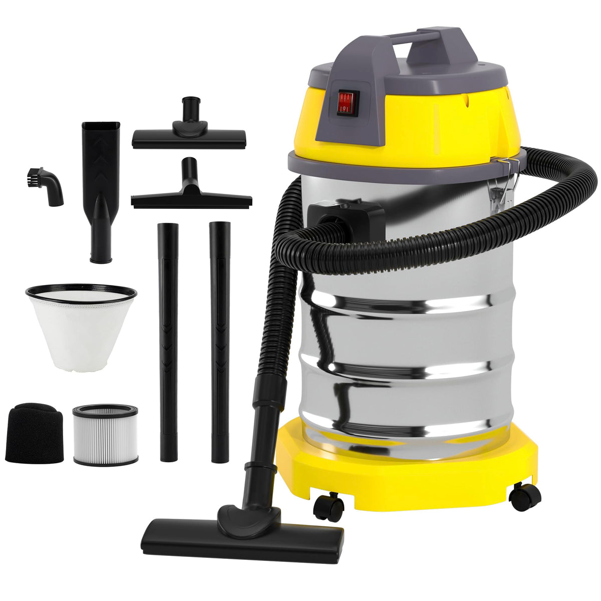 10 Gallon 8 Peak Hp Wet/Dry Shop Vacuum with Attachments K174