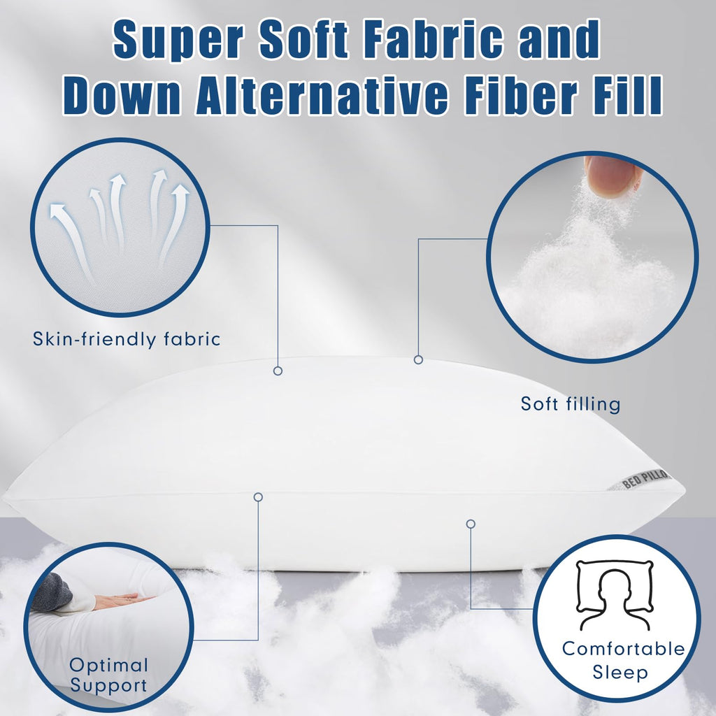 King Size 2 Pack Bed Pillows R964617