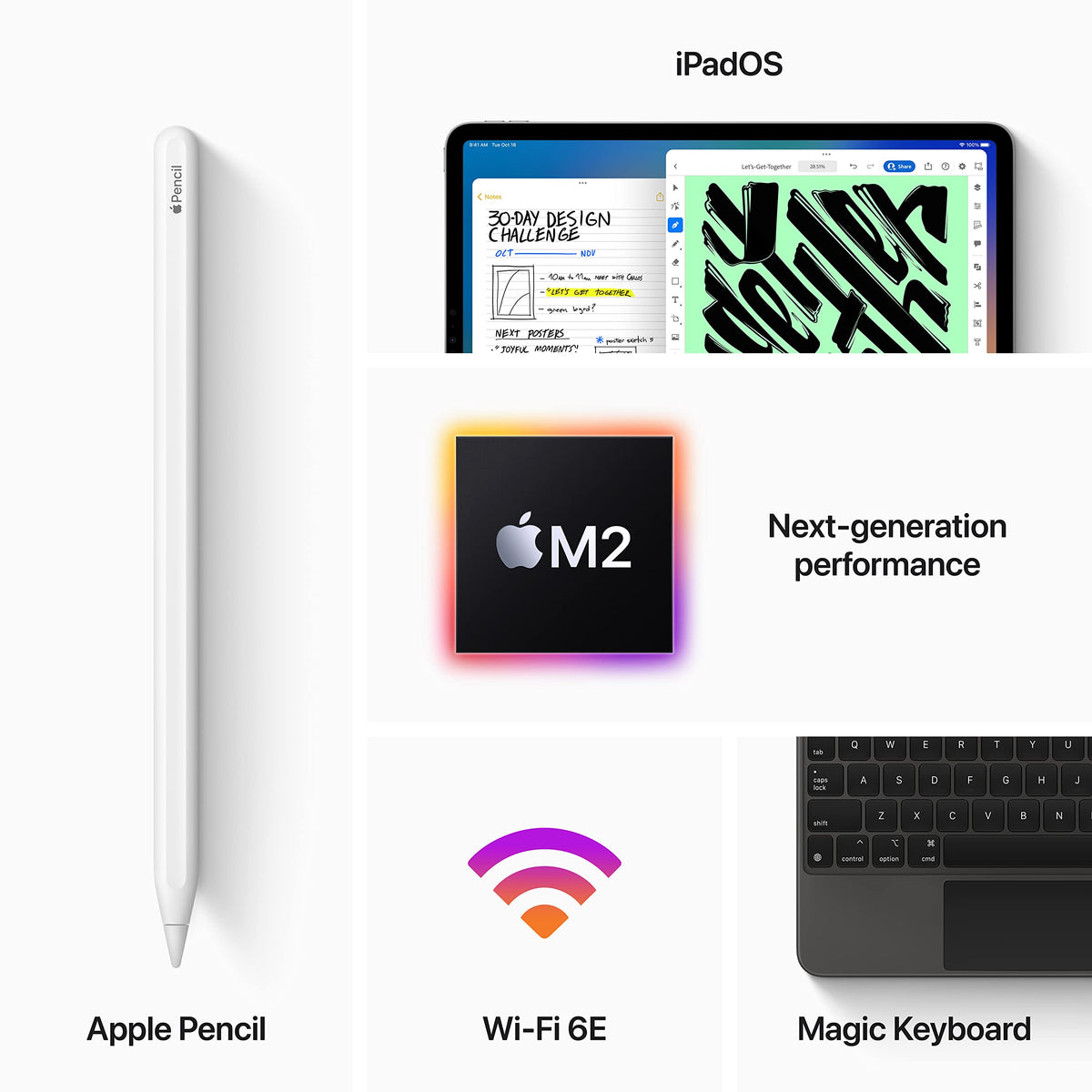 2022 iPad Pro 11-inch Wi-Fi 512GB Silver L31138