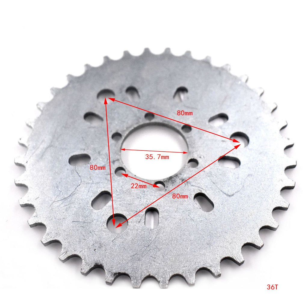 36T Motorized Bicycle Wheel Sprocket G24157