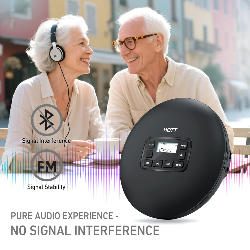 Portable CD Player with Anti-Skip Protection R126192