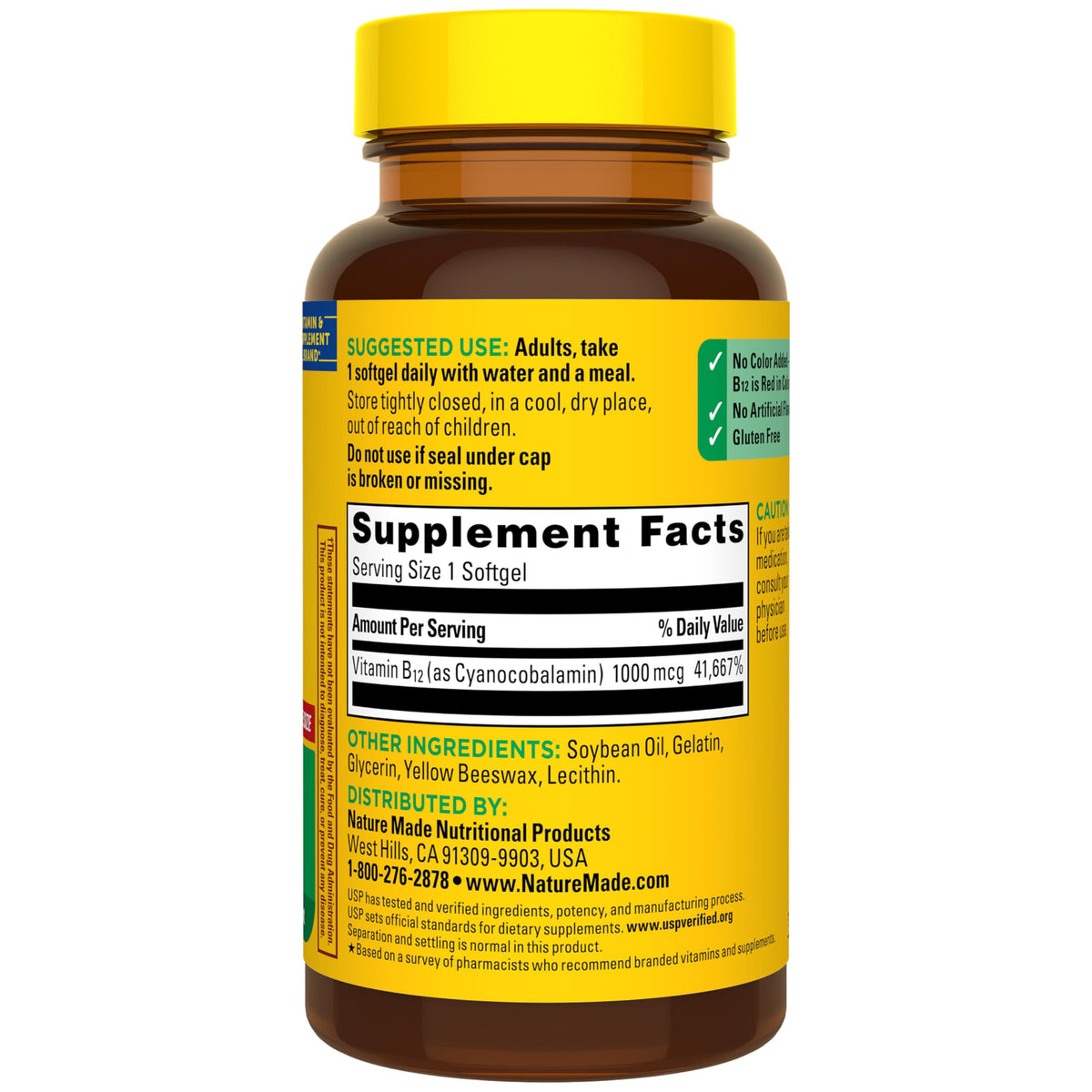 Vitamin B12 1000 mcg 150 Softgels I383