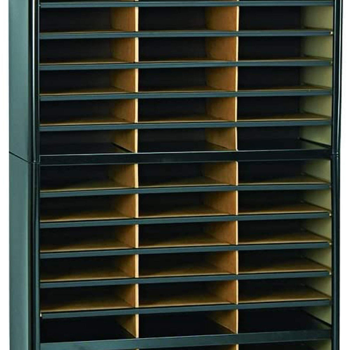 72 Compartment Black Literature Organizer A360217