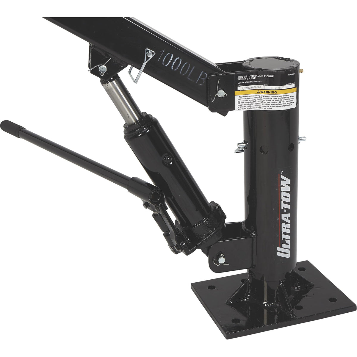 Hydraulic Pickup Truck Crane 1000-Lb. Capacity A452