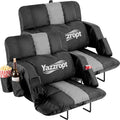 Wide Padded Stadium Seat with Back Support and Cup Holder T514
