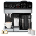 8-in-1 Espresso Machine with Milk Frother, 12-Cup Carafe, Black T2743