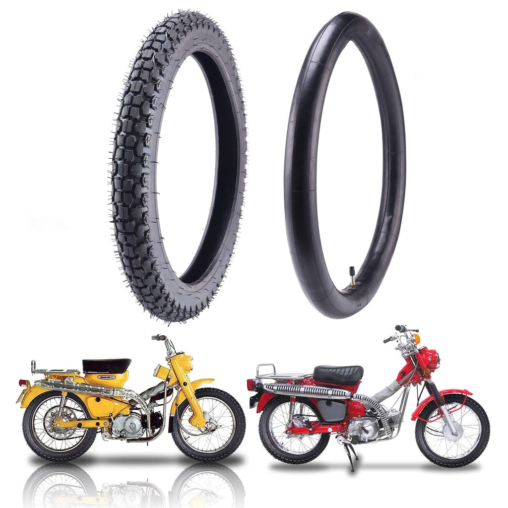 2.50/2.75-17 Motorcycle Tire and Inner Tube J82426