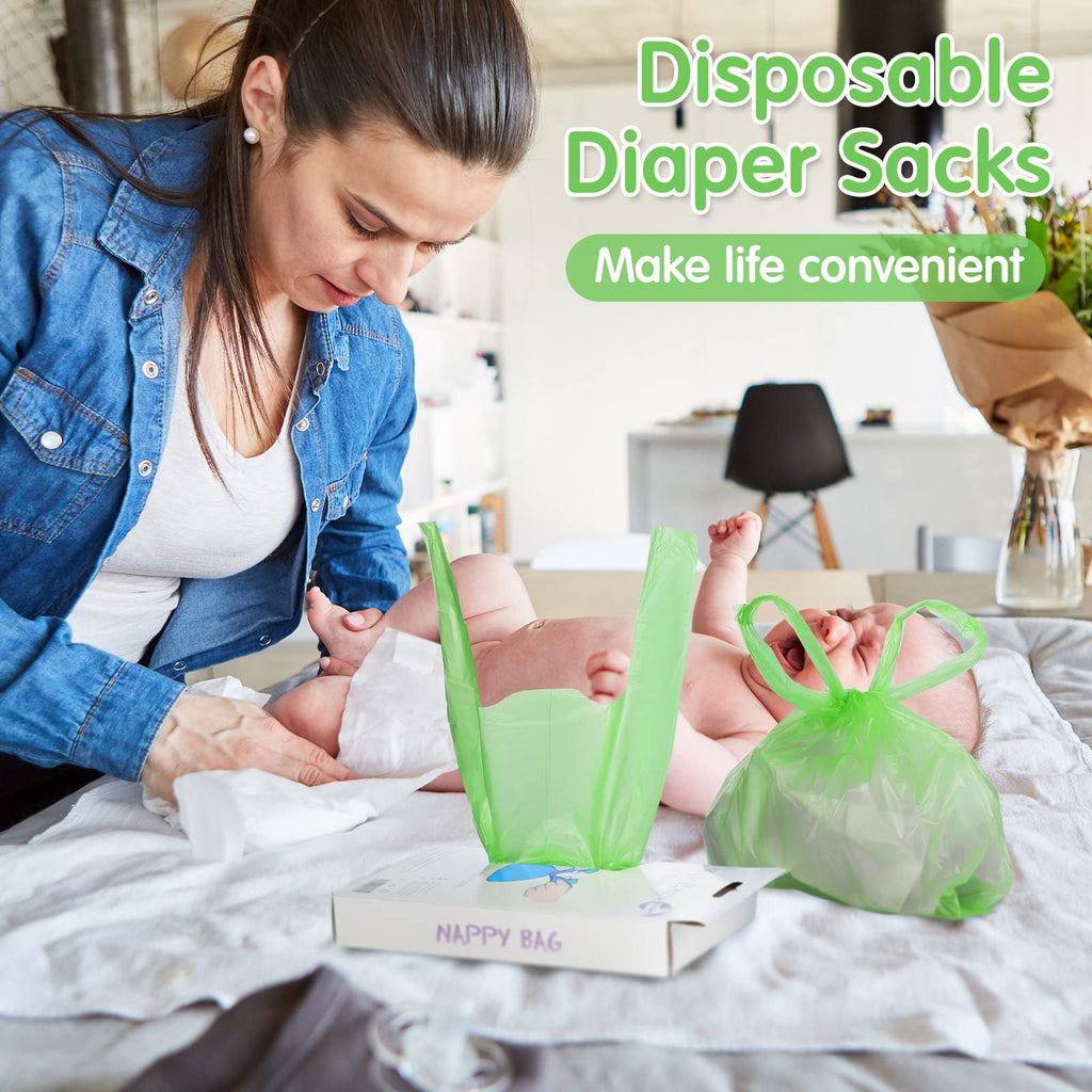 1600 Count Scented Disposable Diaper Bags W583112