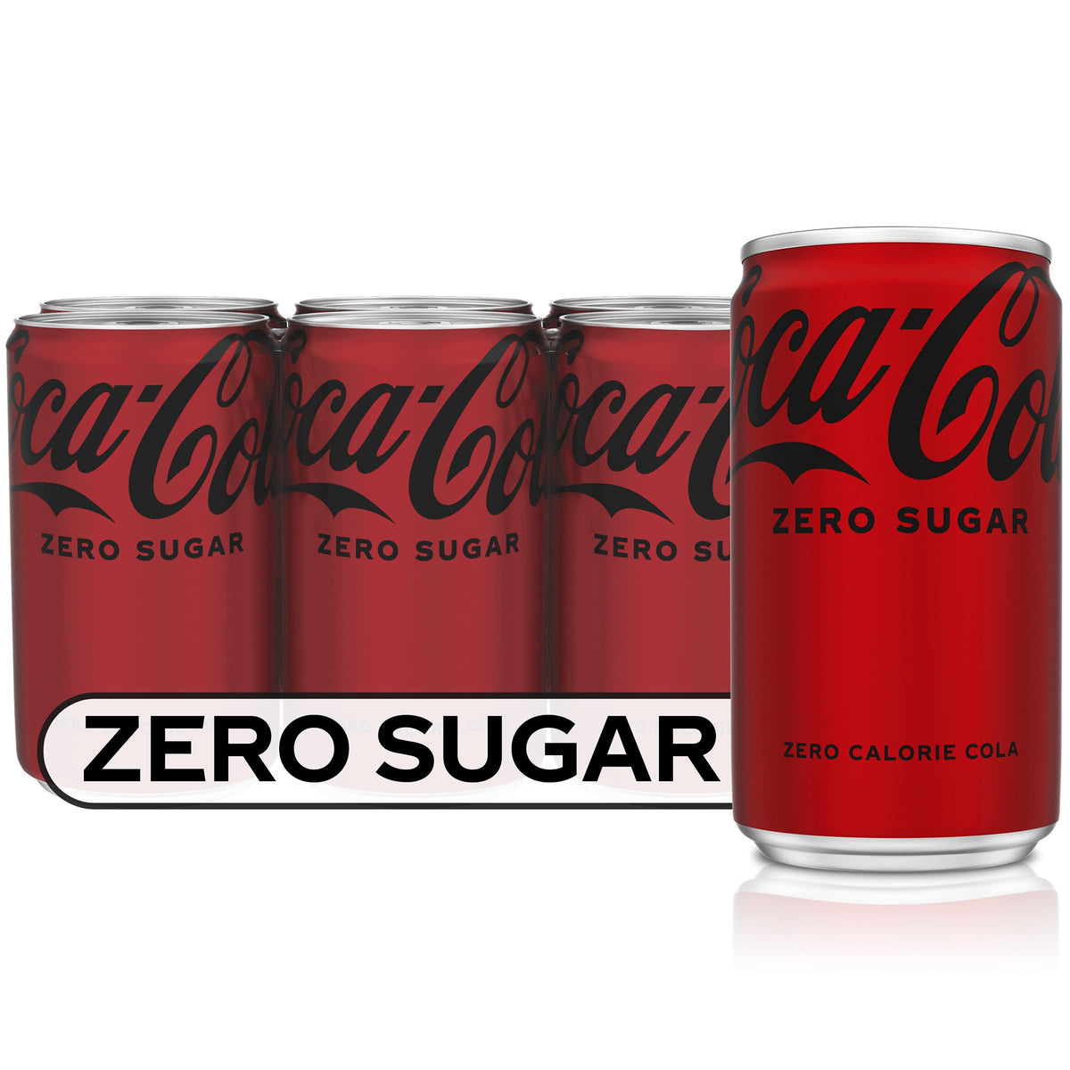 Coke Zero Sugar Mini-Can 7.5 fl oz 12 Pack V241018