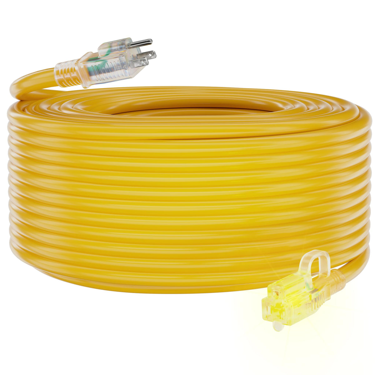 12/3 Gauge Heavy Duty Outdoor Extension Cord 100 FT Waterproof D500833