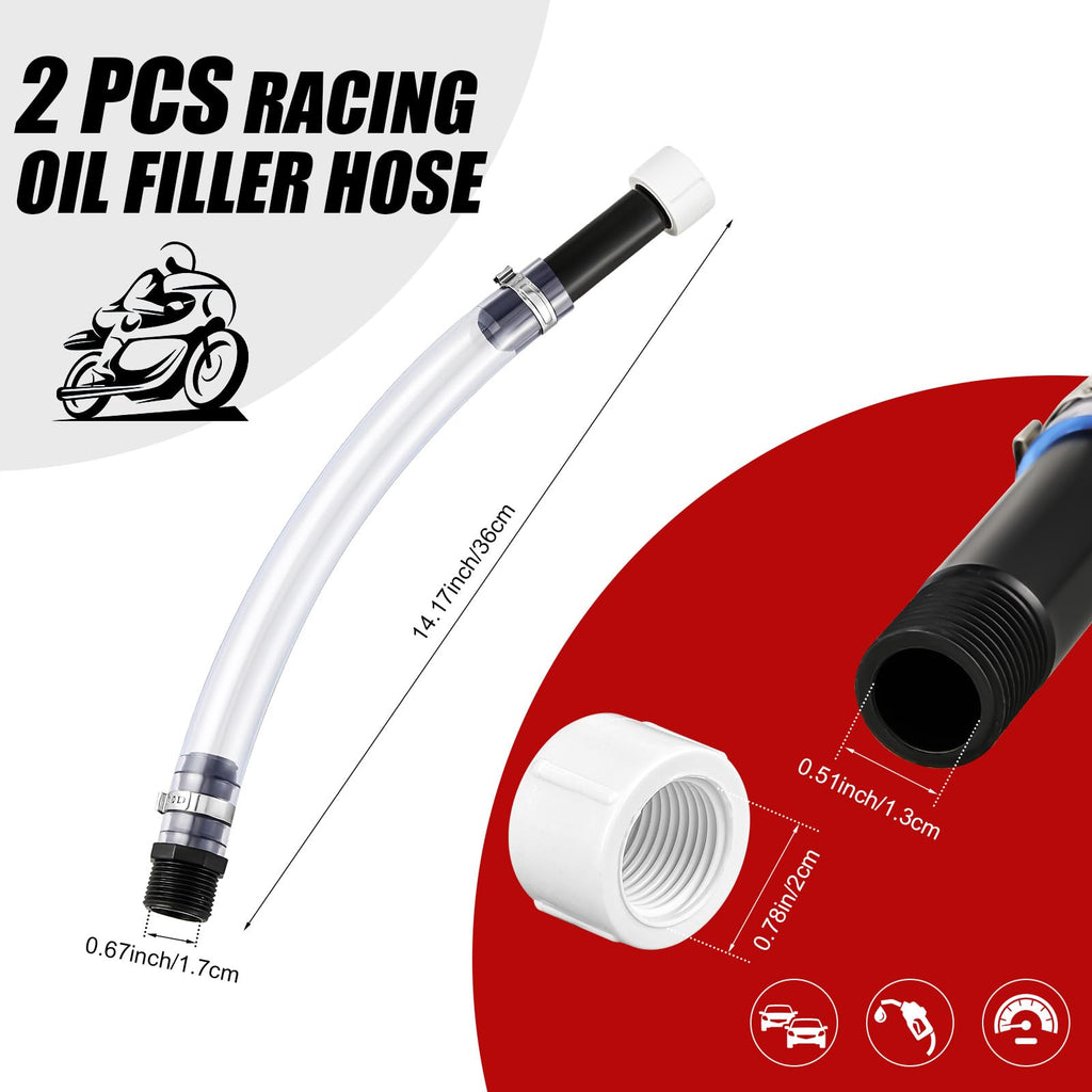 4 Pcs Fuel Jug Cap Replacement with Hose Kit A4222