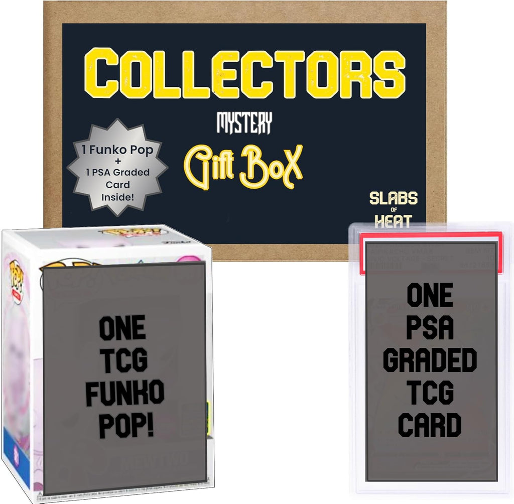 TCG Collector's Gift Box with PSA Graded TCG Card & Funko Pop J43087