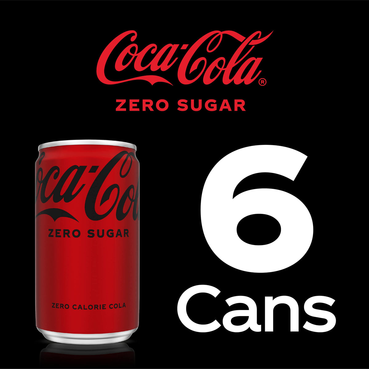 Coke Zero Sugar Mini-Can 7.5 fl oz 12 Pack V241018