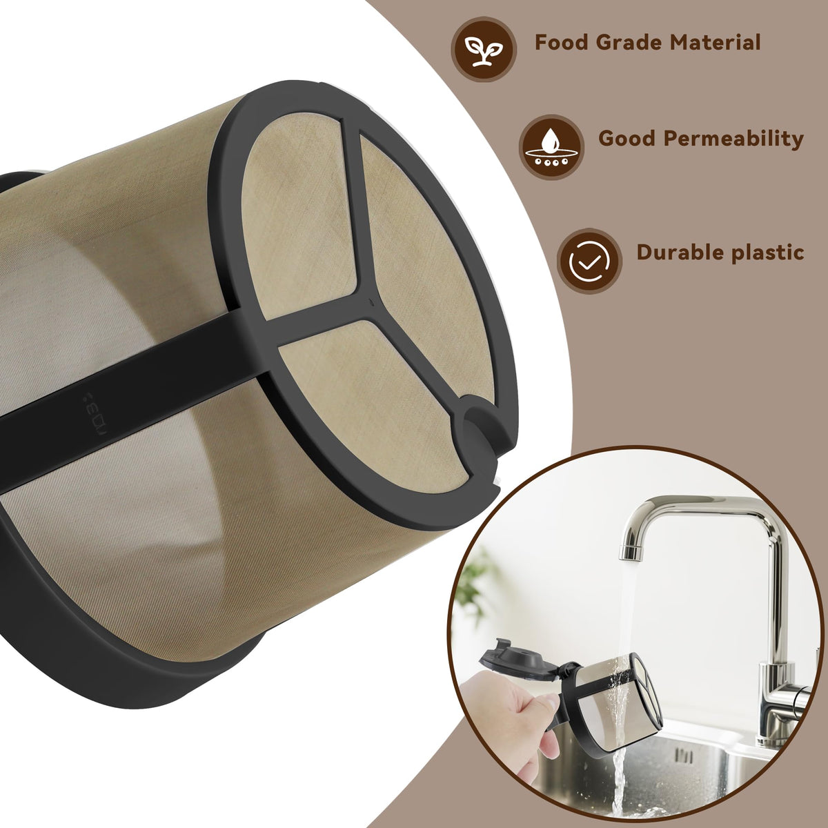 Basket Filters for Ninja Coffee Filter, 1 Pack P11079