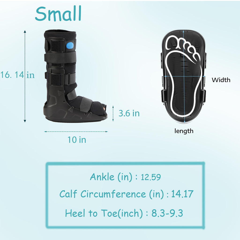 Tall Fracture Walking Boot with Air Bladders S4536