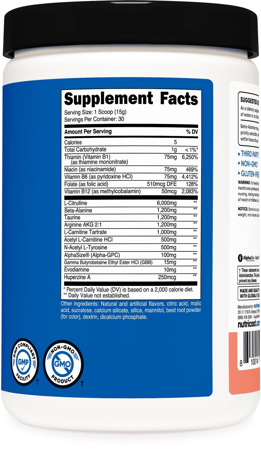 Stim-Free Pre-Workout 30 Servings O1046