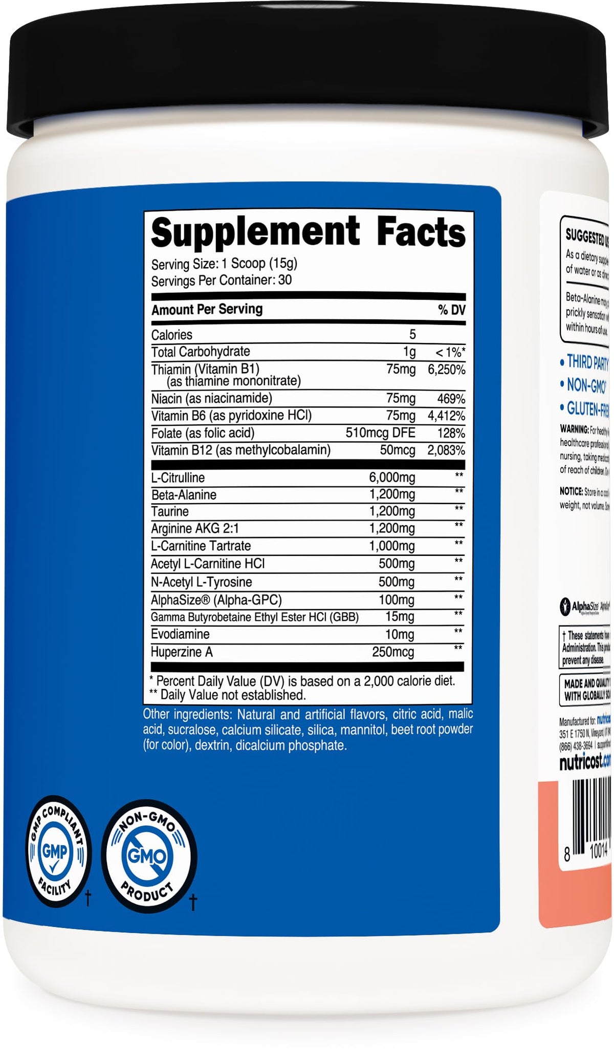 Stim-Free Pre-Workout 30 Servings O1046
