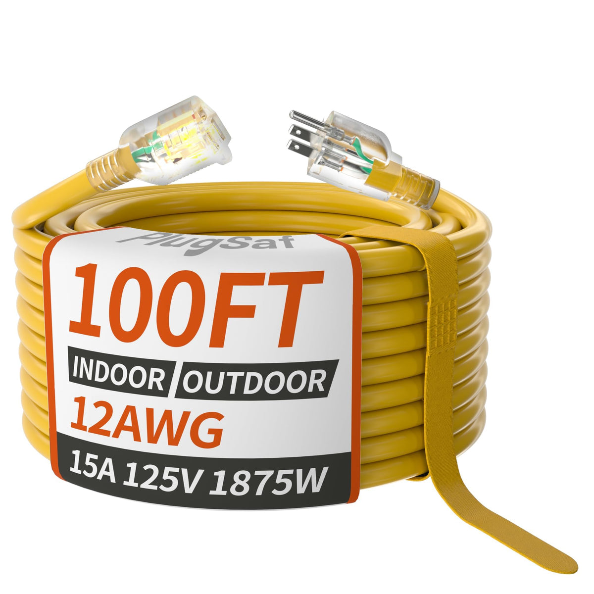 100ft 12/3 Outdoor Extension Cord Waterproof F5572