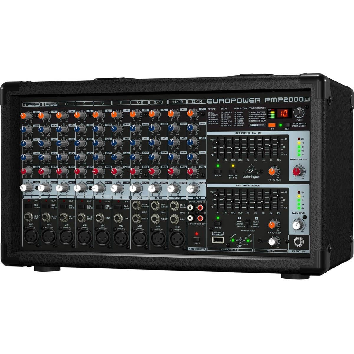 2000-Watt 14-Channel Powered Mixer O910119