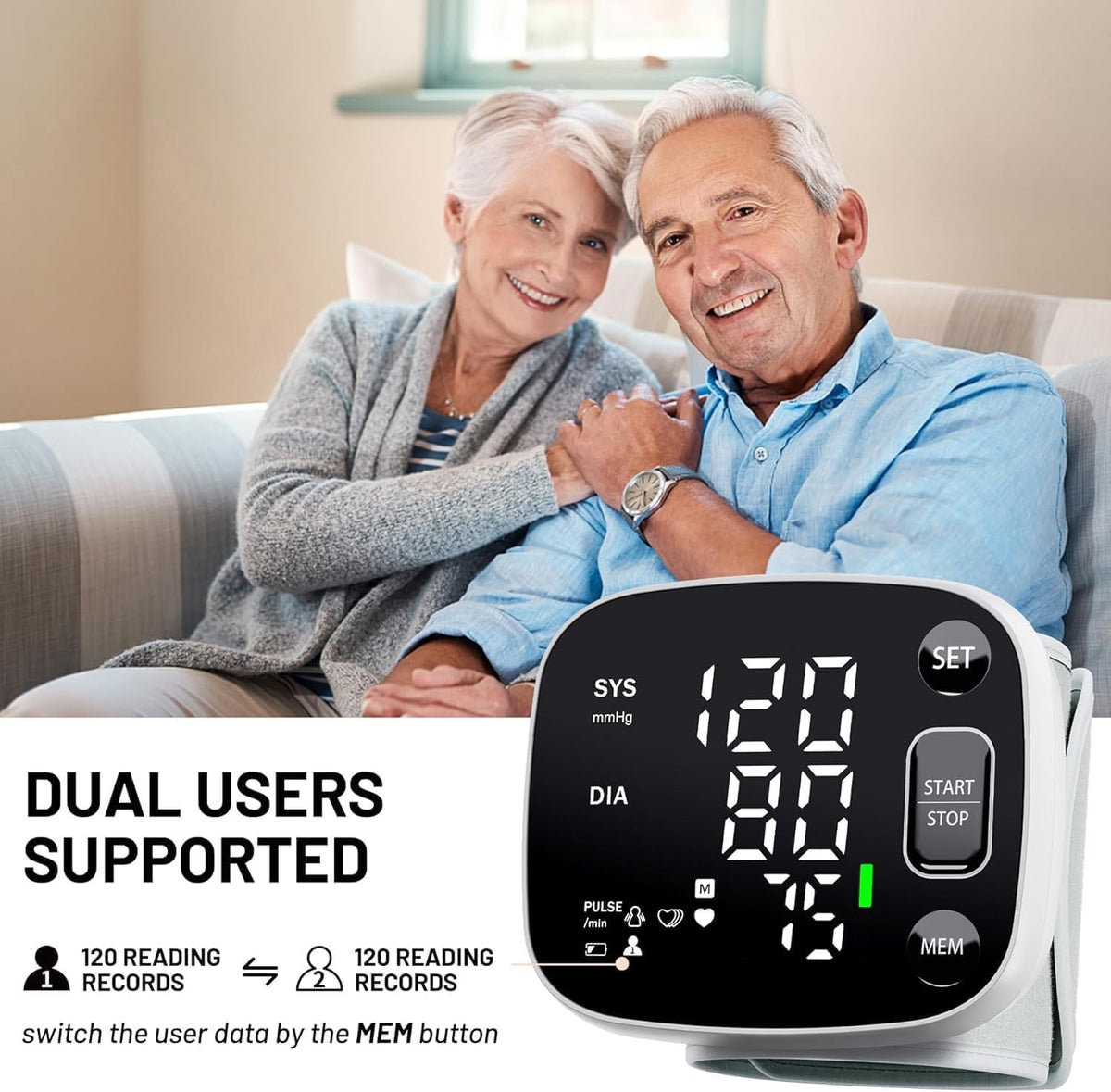 Wrist Blood Pressure Monitor W7119