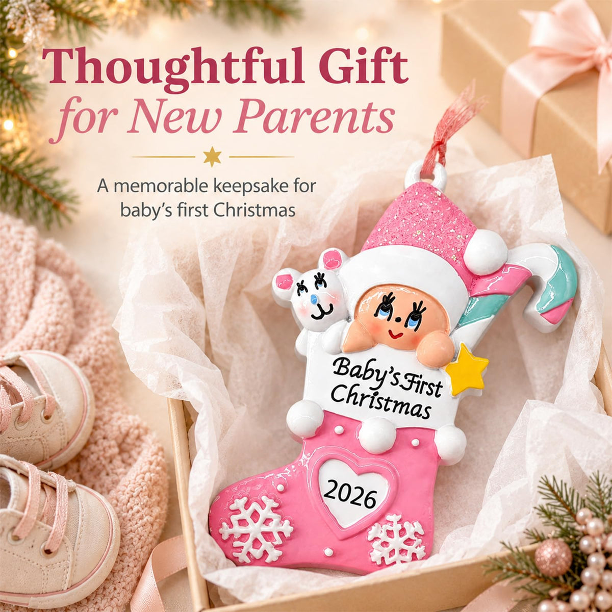 Baby's First Christmas Ornament 2026 I99165