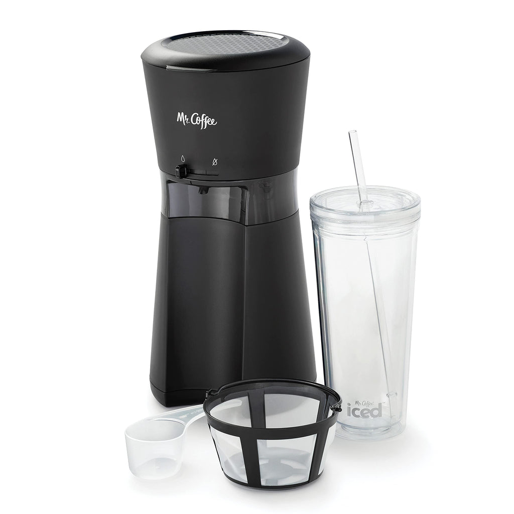 Single Serve Iced Coffee Maker with 22-Ounce Tumbler and Reusable Filter Q673384