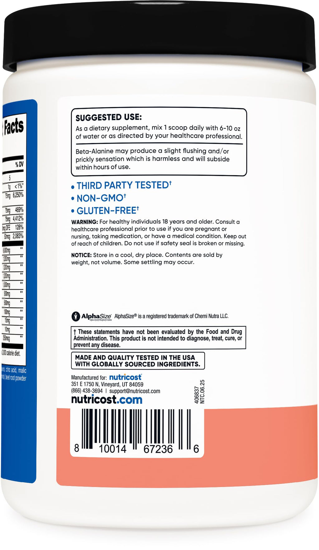 Stim-Free Pre-Workout 30 Servings O1046