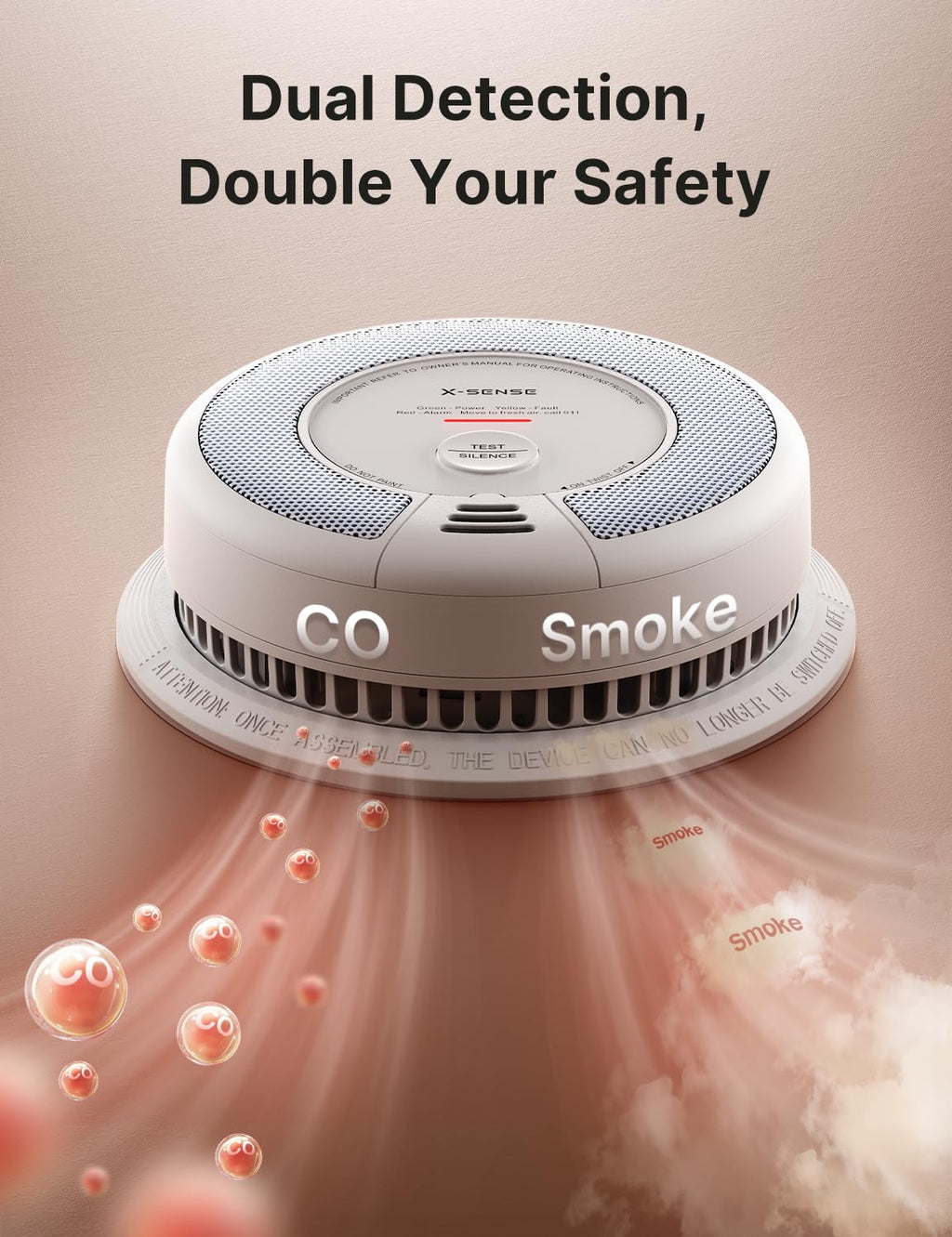 Interconnected Smoke and CO Detector L1470
