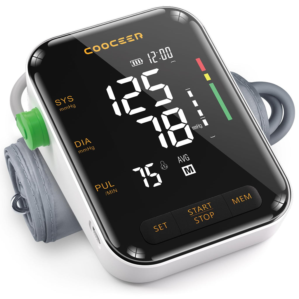 Automatic Upper Arm Blood Pressure Monitor with Adjustable Cuff L11395