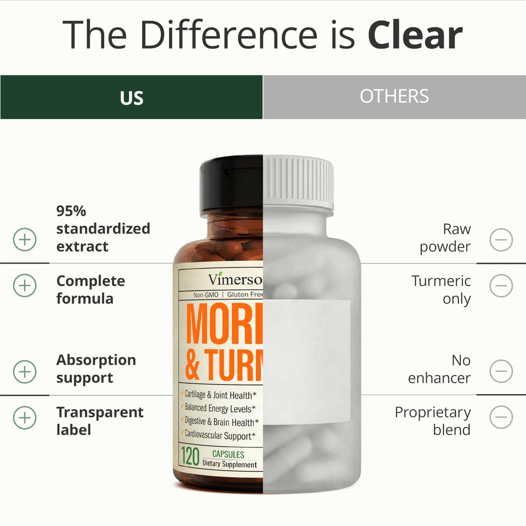 Moringa Capsules 4:1 Extract with Turmeric 120 Capsules O81441