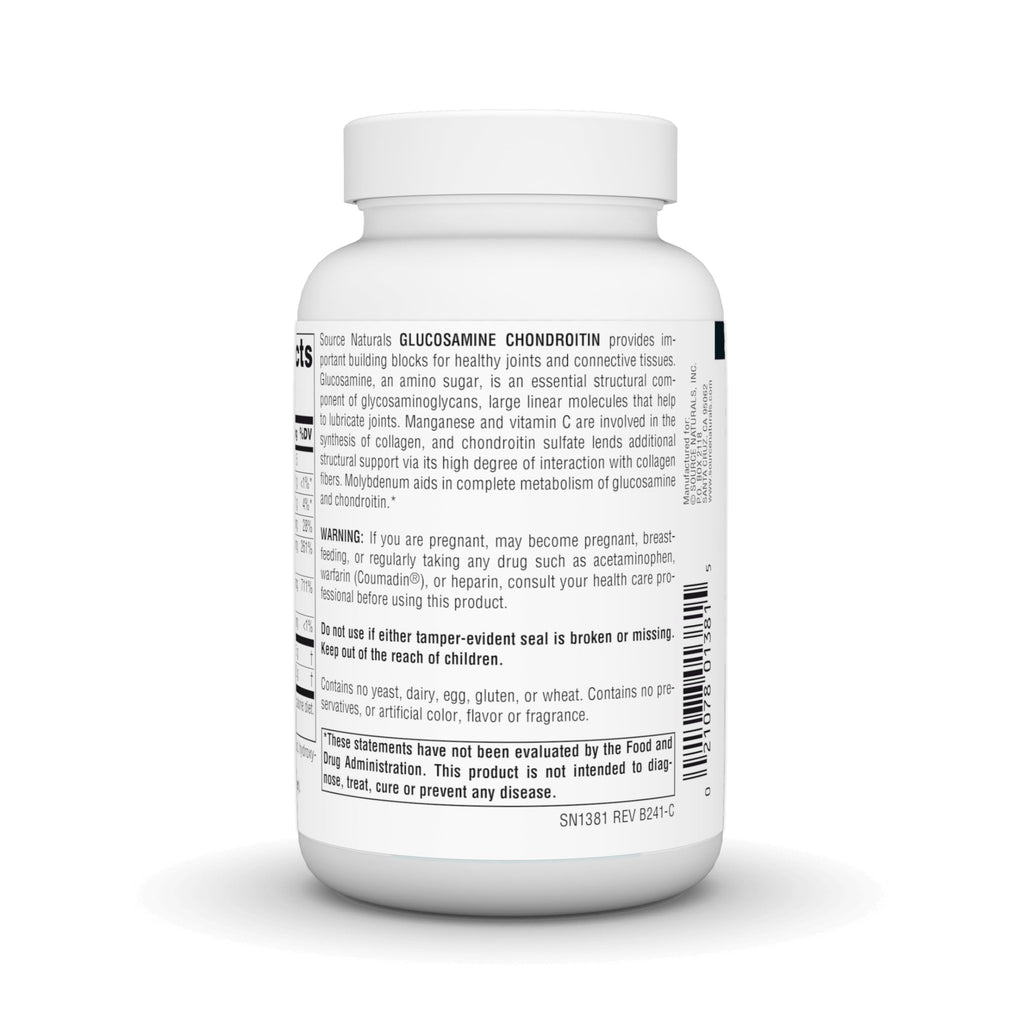 Glucosamine Chondroitin 60 Tablets E354034