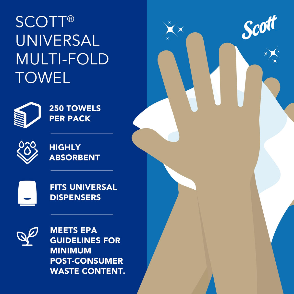 Multifold Paper Towels, 16 x 250 Sheets J24850