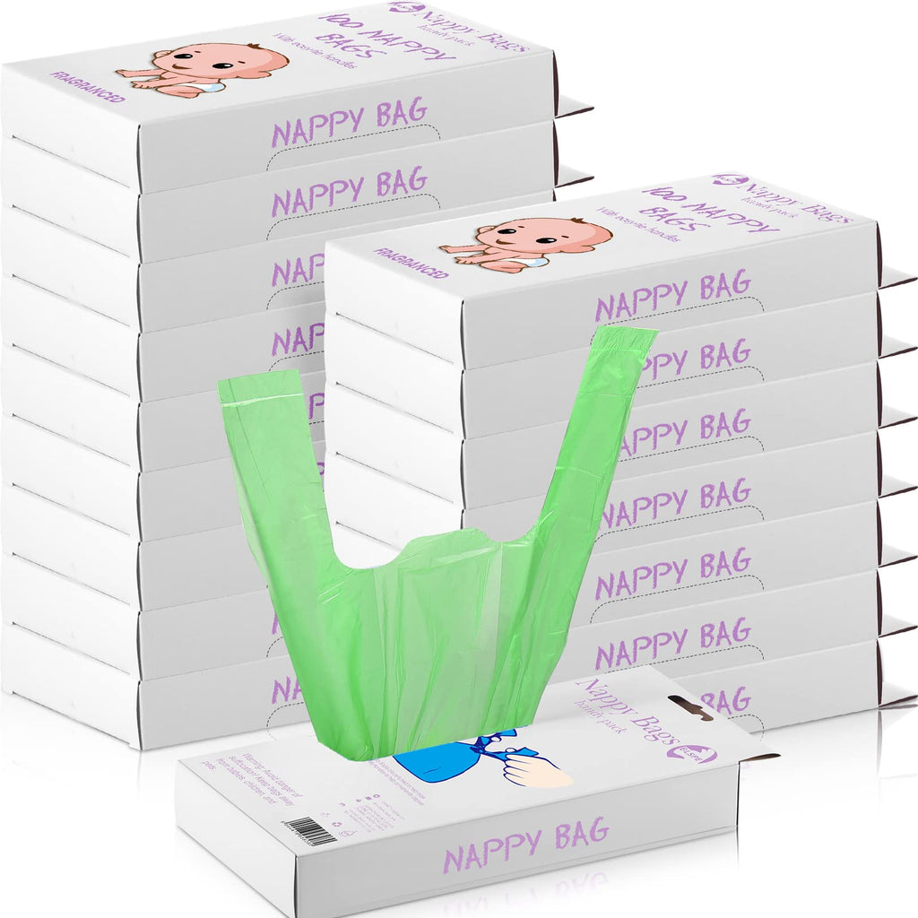 1600 Count Scented Disposable Diaper Bags W583112
