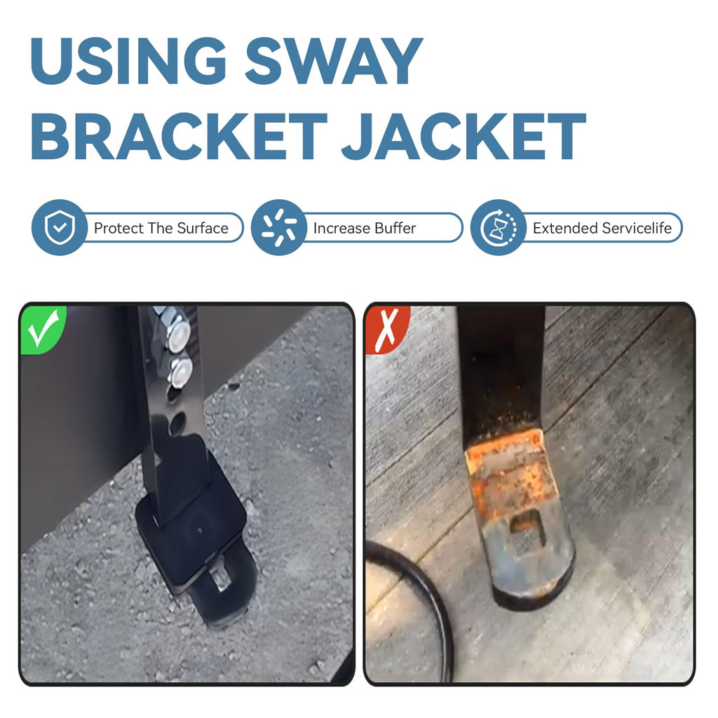 2 Pcs Hitch Sway Bracket Jacket C59899