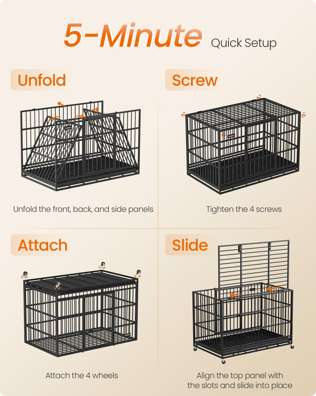 Foldable Dog Crate U201048