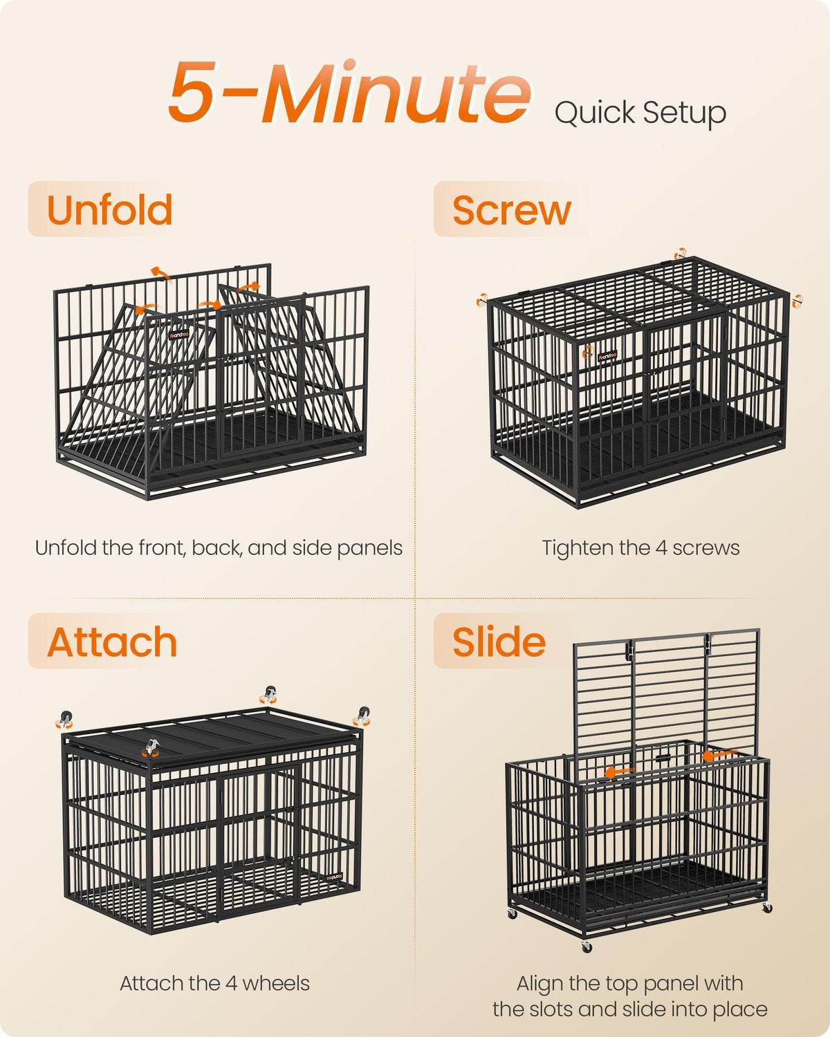 Foldable Dog Crate U201048