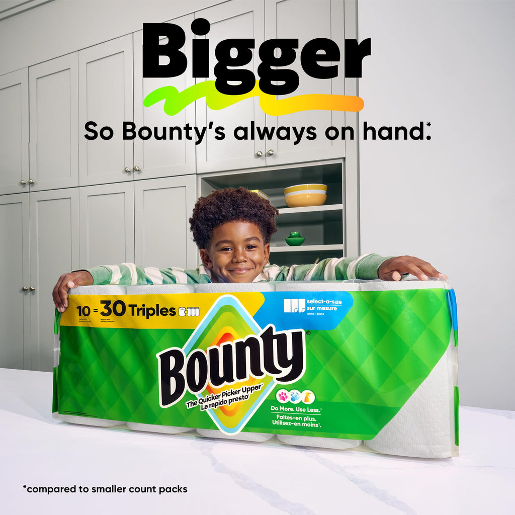 White Paper Towels, 8 Triple Rolls M35379