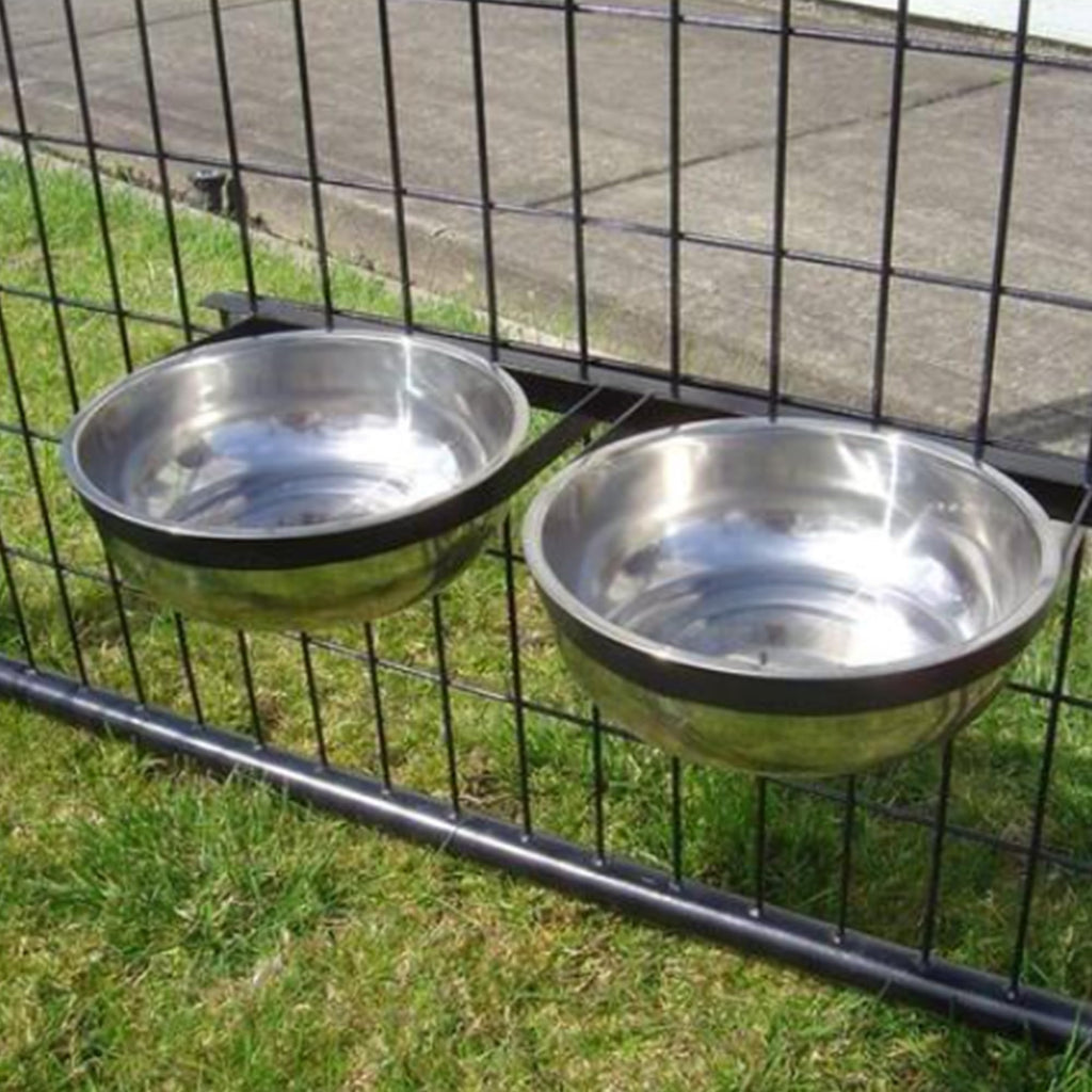 Stainless Steel Double Pet Bowls O3321