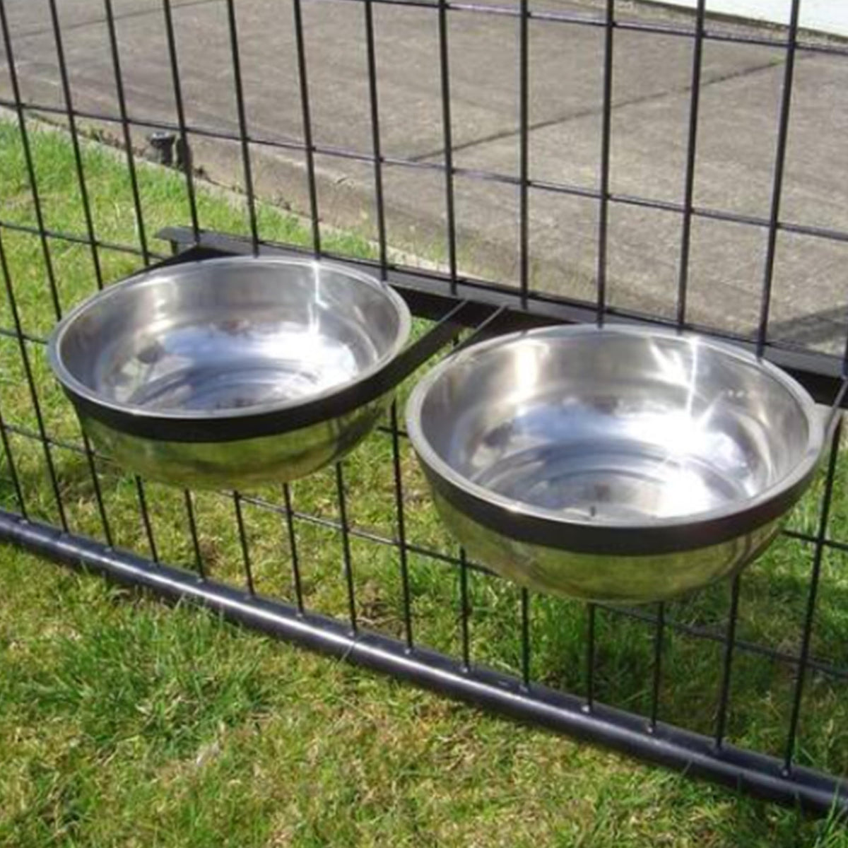Stainless Steel Double Pet Bowls O3321