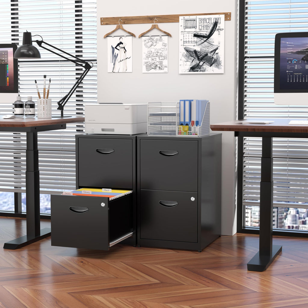 2 Drawer Metal File Cabinet with Lock K7867