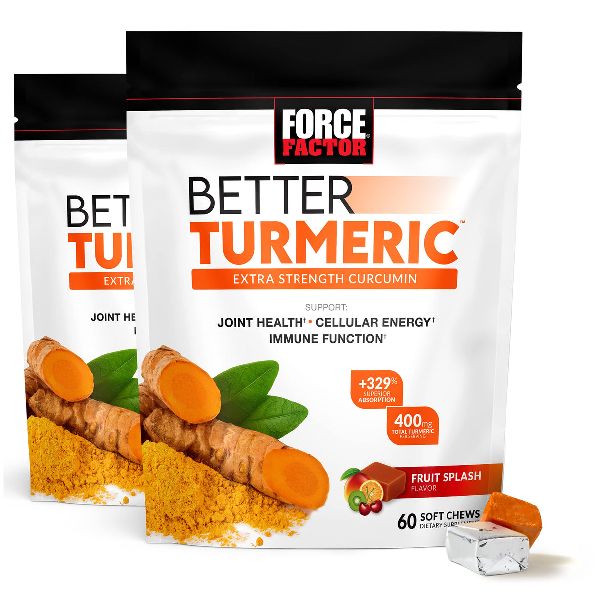 Turmeric 120 Soft Chews & Beets 60 Soft Chews Bundle O4074