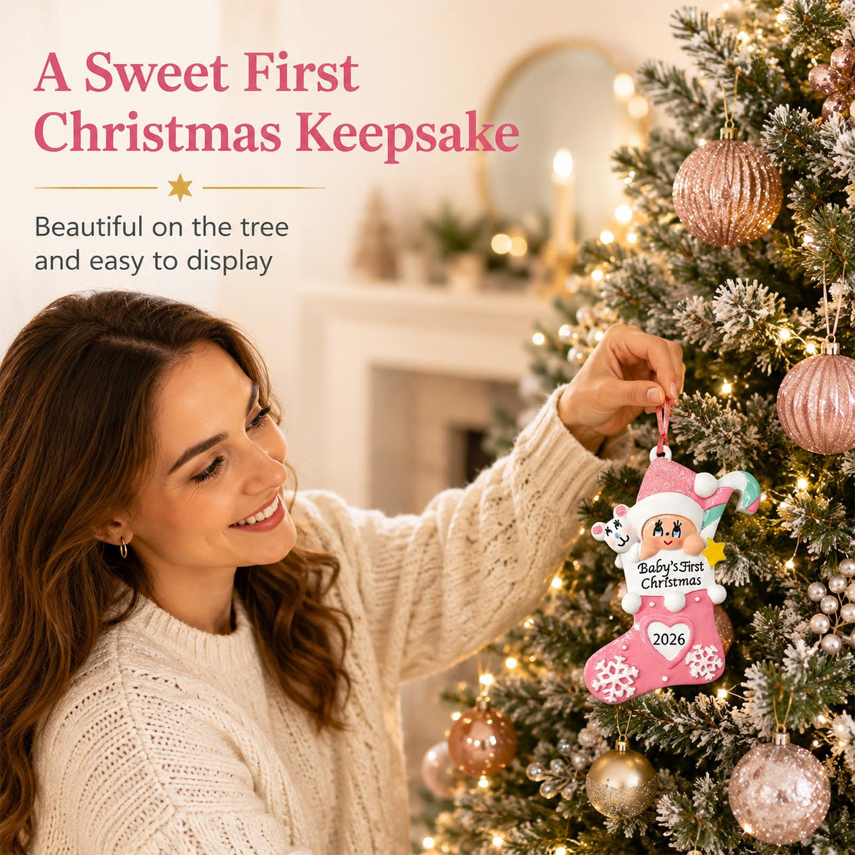 Baby's First Christmas Ornament 2026 I99165